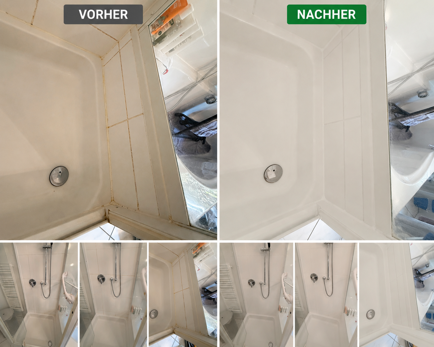 Vorher Nachher Dusche